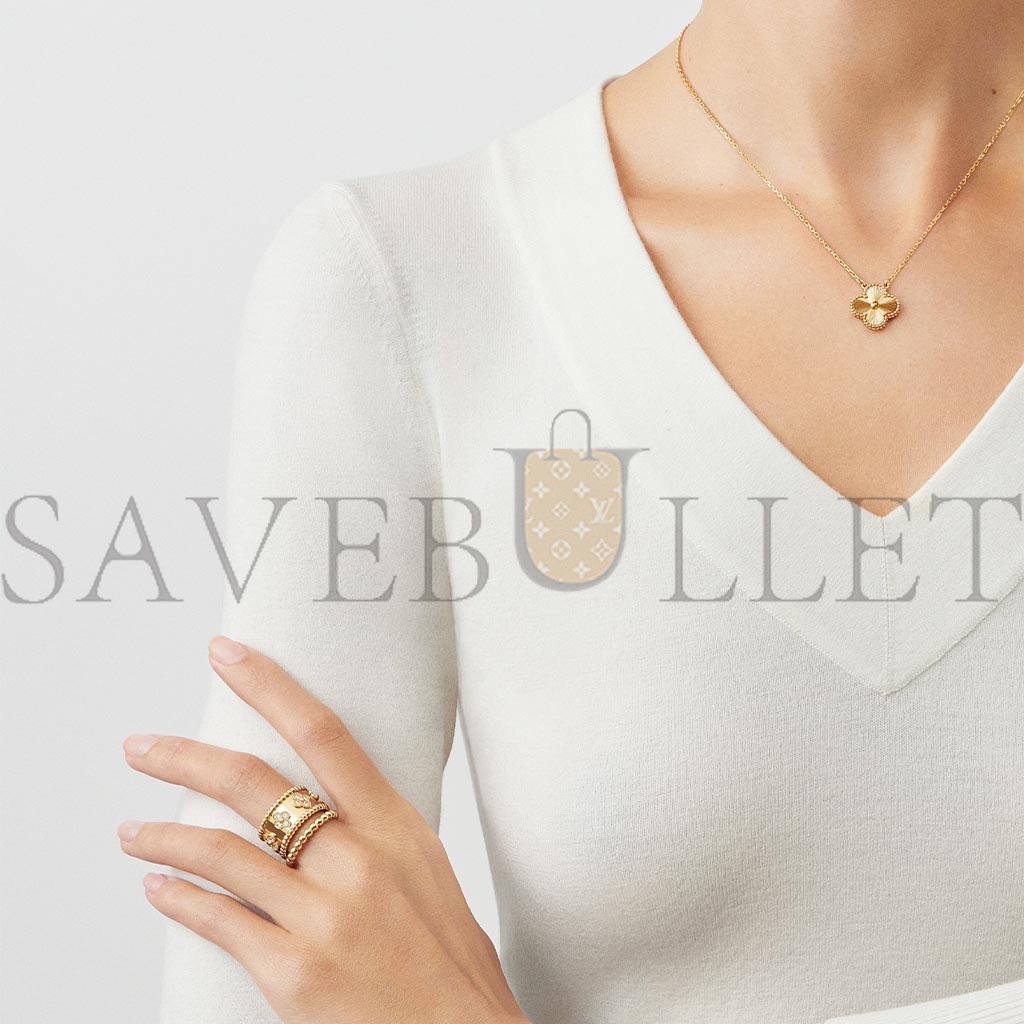V*N CL*F arpels vintage alhambra pendant - yellow gold  vcarp4kl00